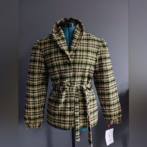 NWOT ROUJE wool Blended Jacket Size 34